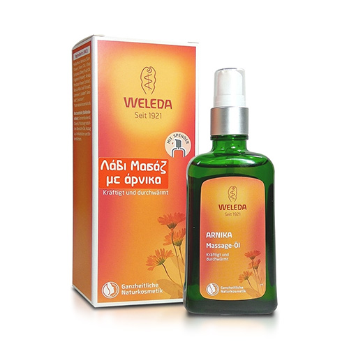 Weleda Arnica Massage Λάδι Μασάζ με Άρνικα για Μώλωπες 100ml