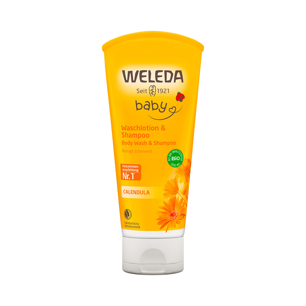 Weleda Baby Βρεφικό Σαμπουάν & Αφρόλουτρο Καλέντουλας 200ml