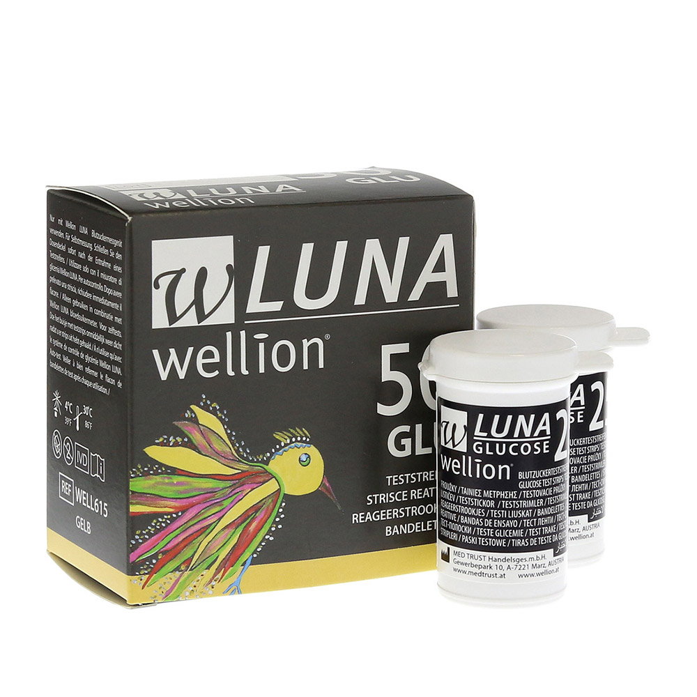 Wellion Luna Ταινίες Μέτρησης Σακχάρου 50τμχ