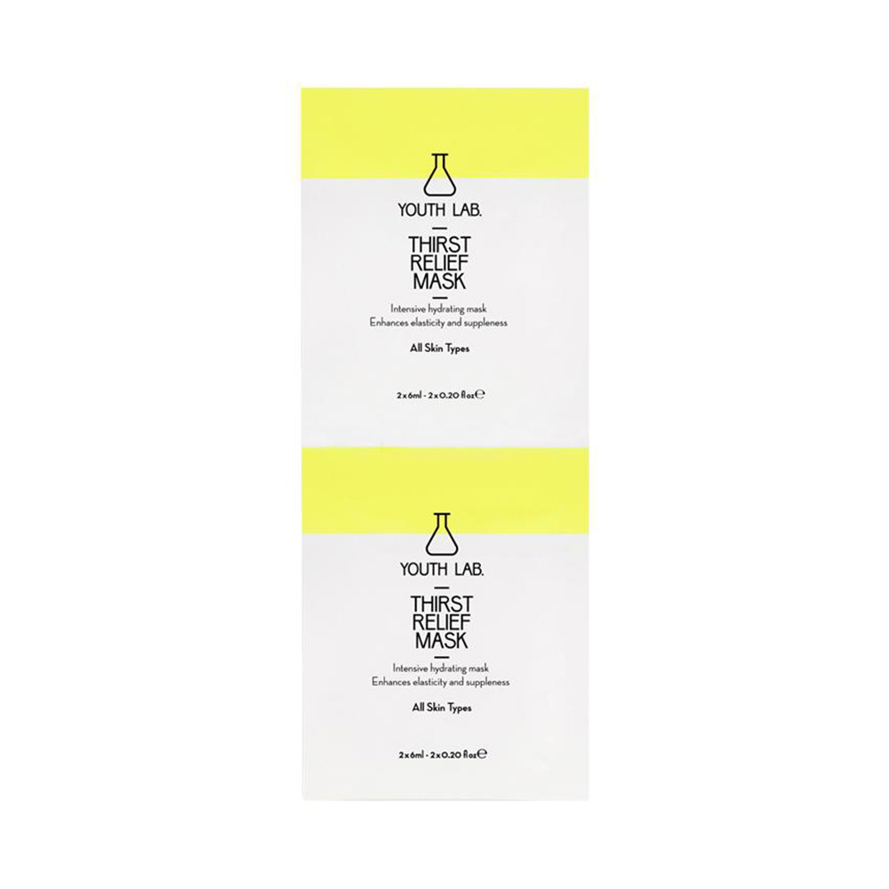 Youth Lab Thirst Relief Mask Μάσκα Εντατικής Ενυδάτωσης 2x6ml